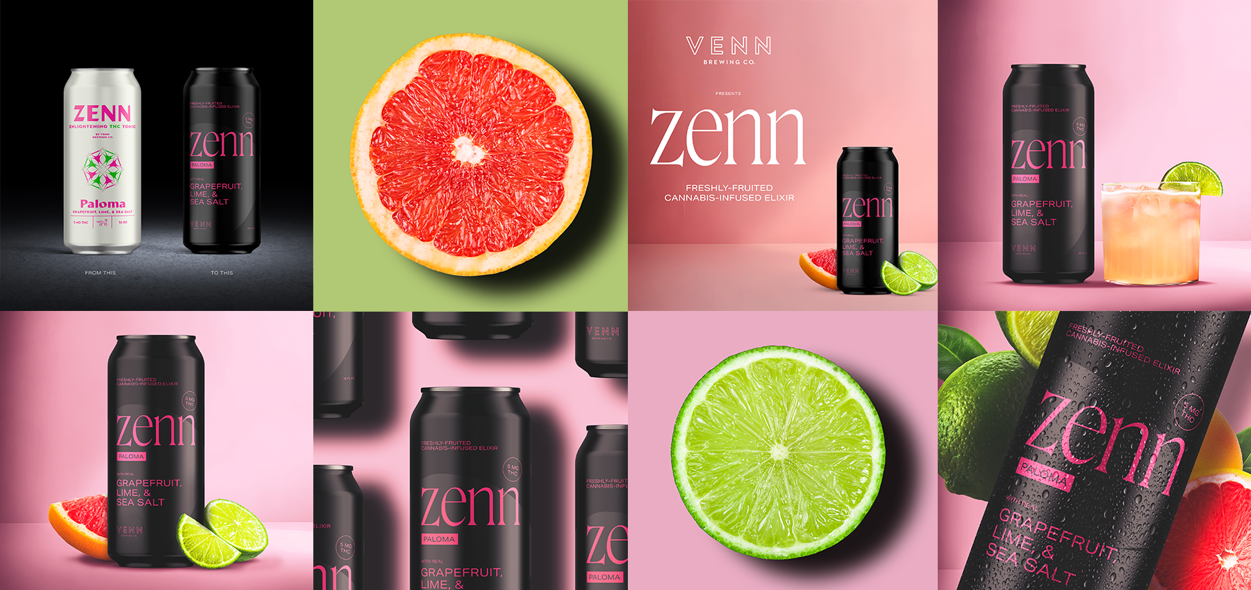 Zenn, freshly-fruited cannabis-infused elixir from Venn Brewing